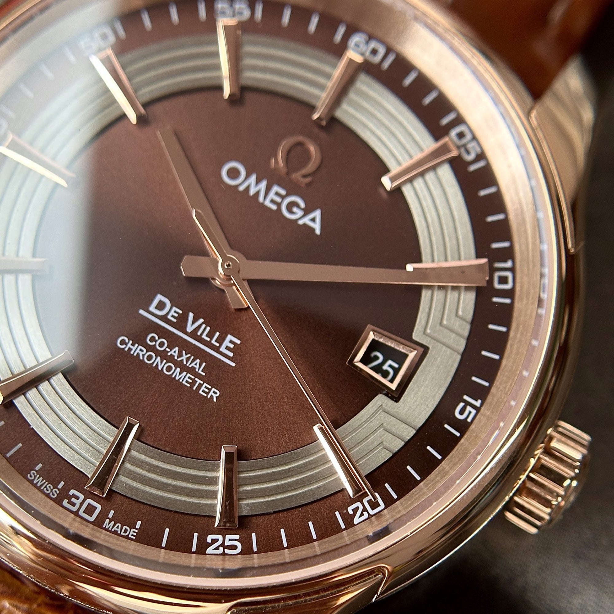 Omega De Ville Hour Vision Co-Axial Chocolate Dial