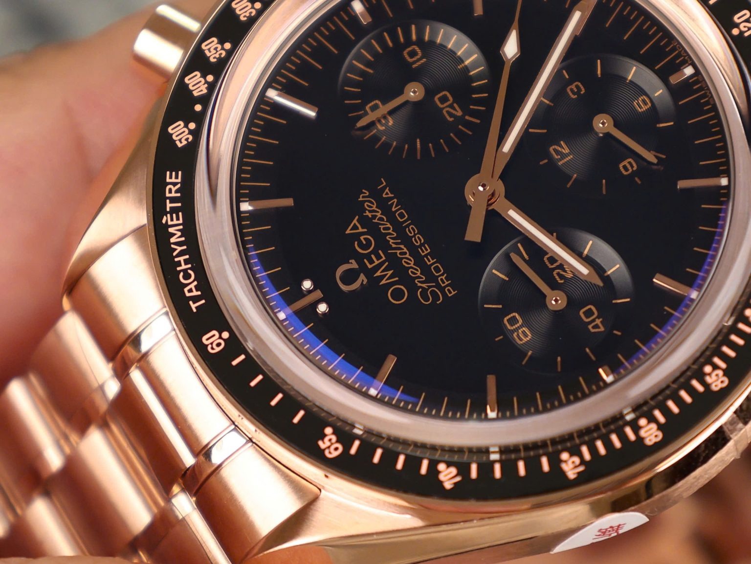 Omega Speedmaster Moonwatch Rose Gold