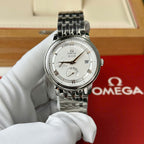 Omega De Ville White Dial Metal Wire