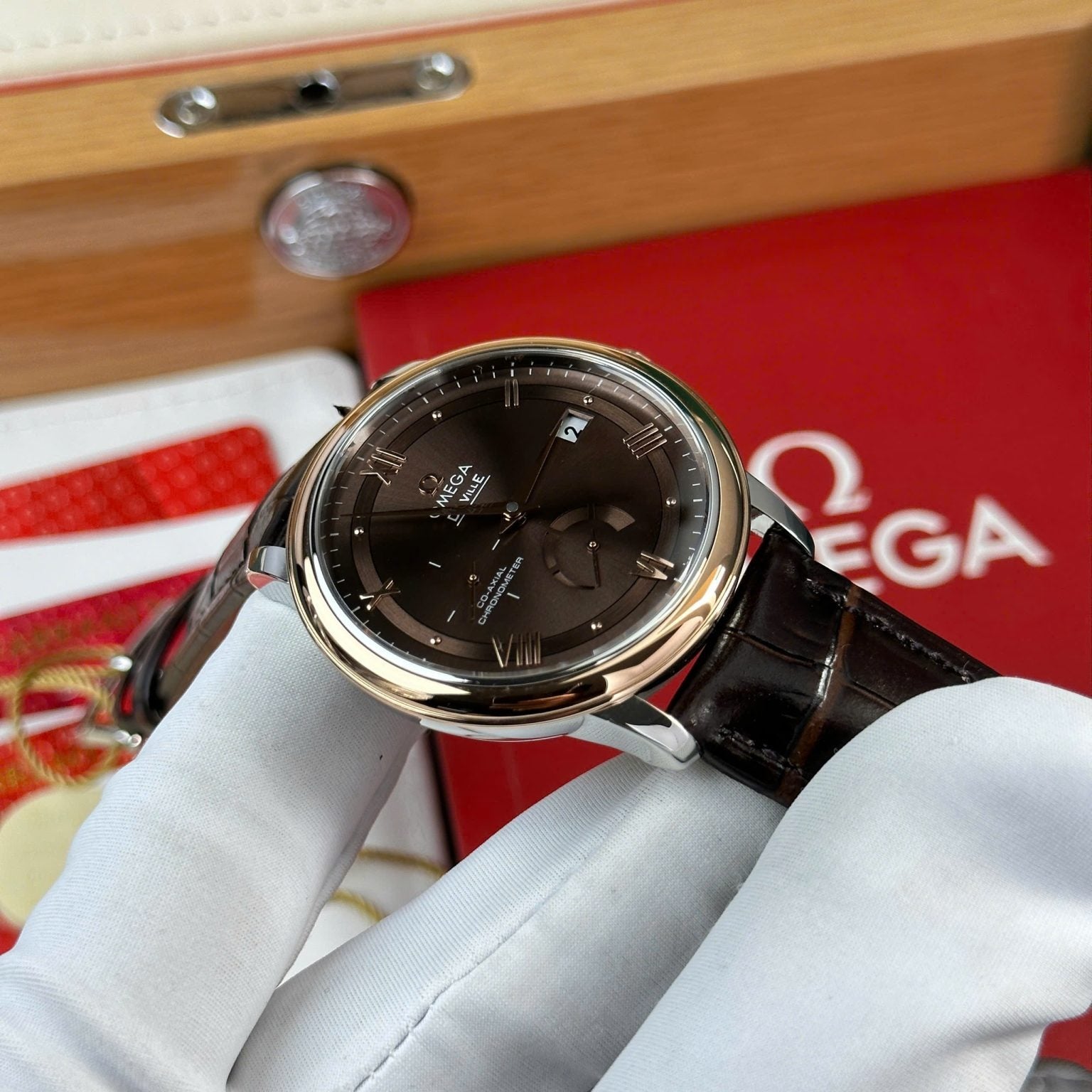 Omega De Ville Rose Gold