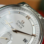 Omega De Ville White Dial Metal Wire