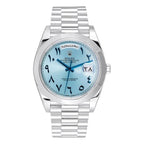 ROLEX DAY-DATE ICE BLUE ARABIC DIAL