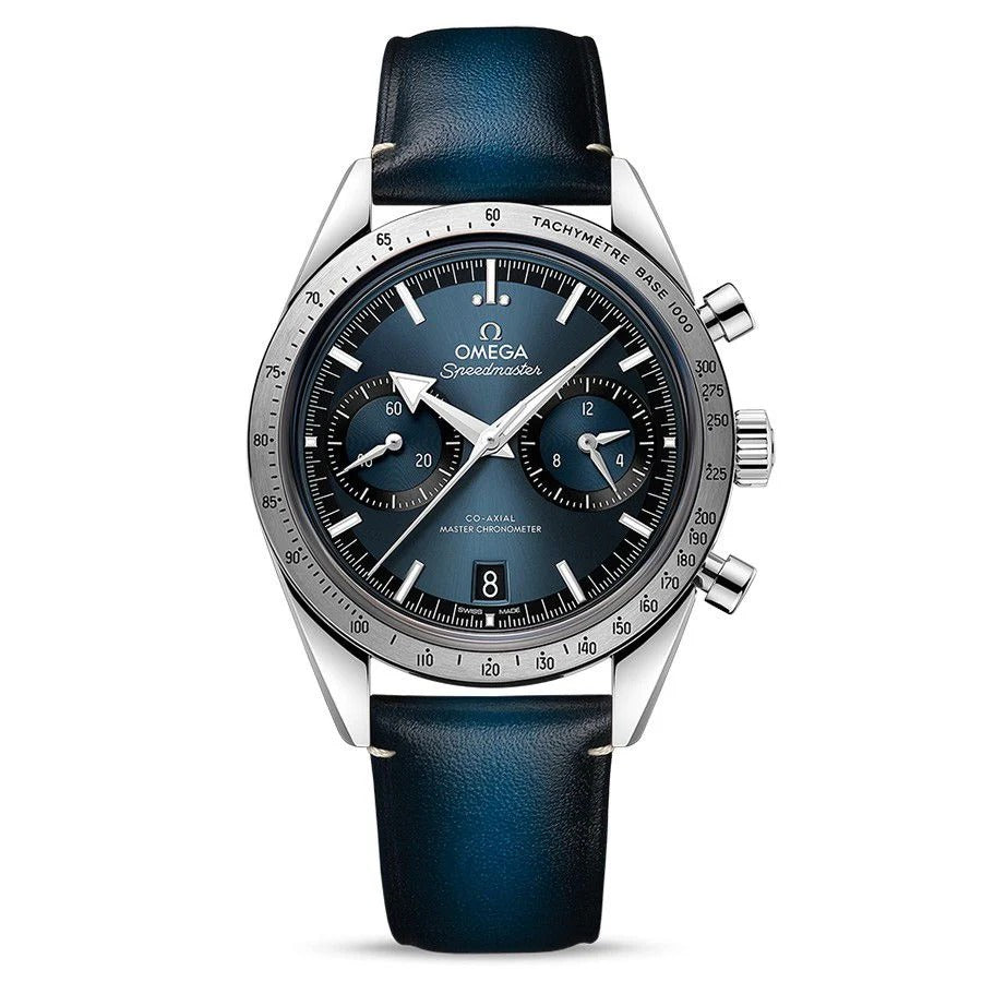OMEGA Speedmaster 57 Cuir Bleu 