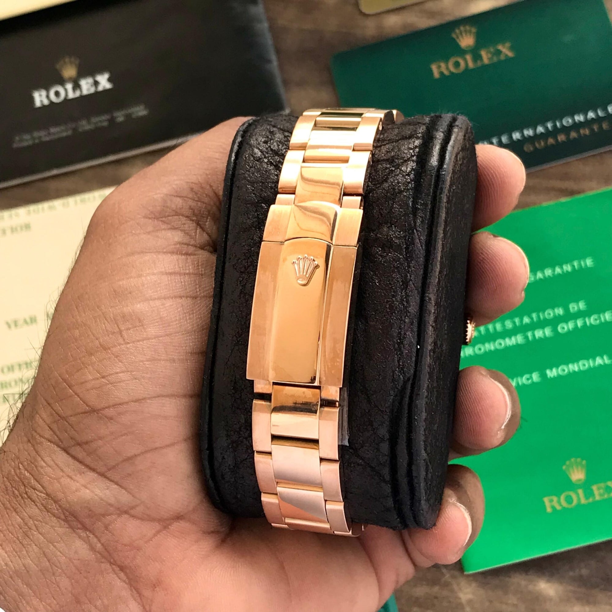 Rolex Sky-Dweller Or Rose – Cadran Marron