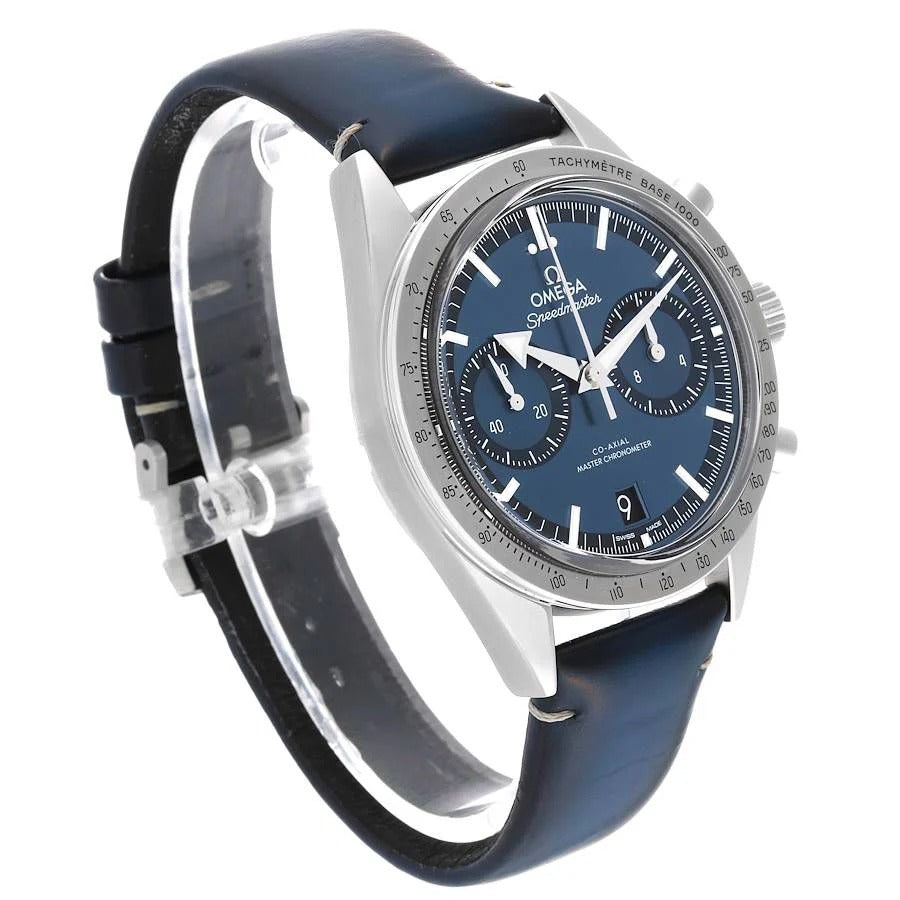OMEGA Speedmaster 57 Cuir Bleu 