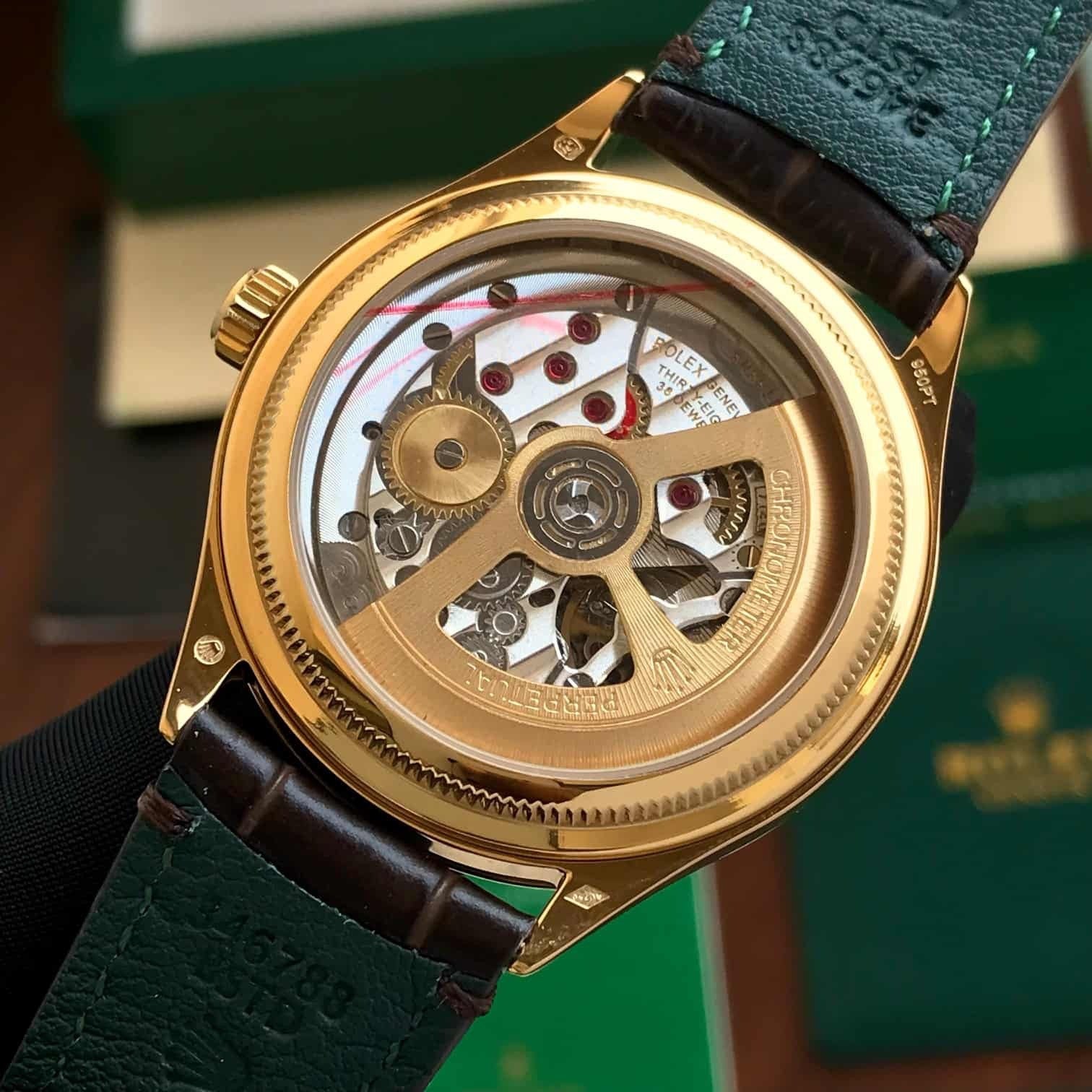 Rolex Perpetual 1908 – Or Jaune Cadran Blanc