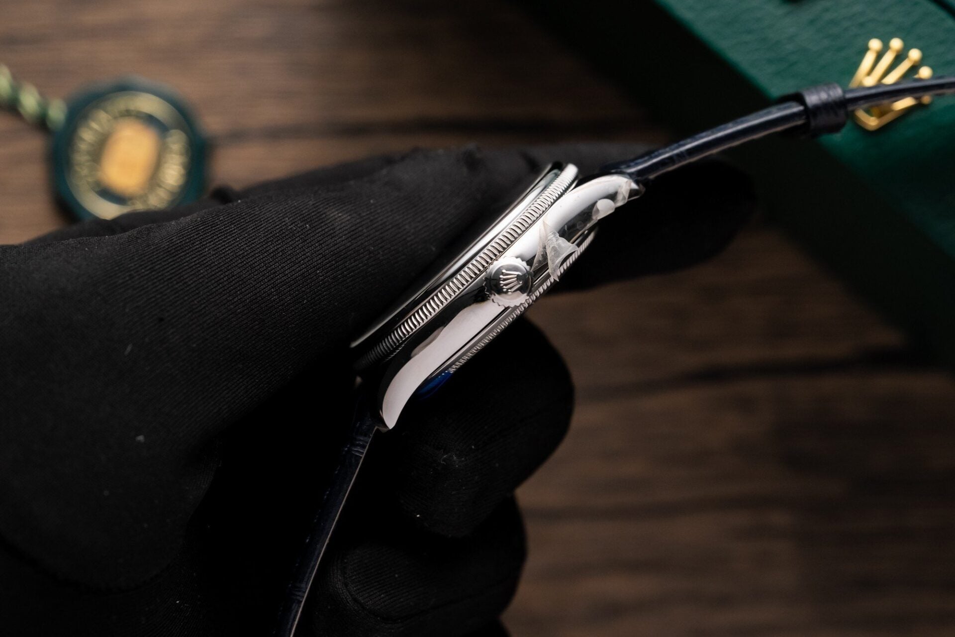 Rolex Cellini Date – Cadran Bleu Bracelet Cuir