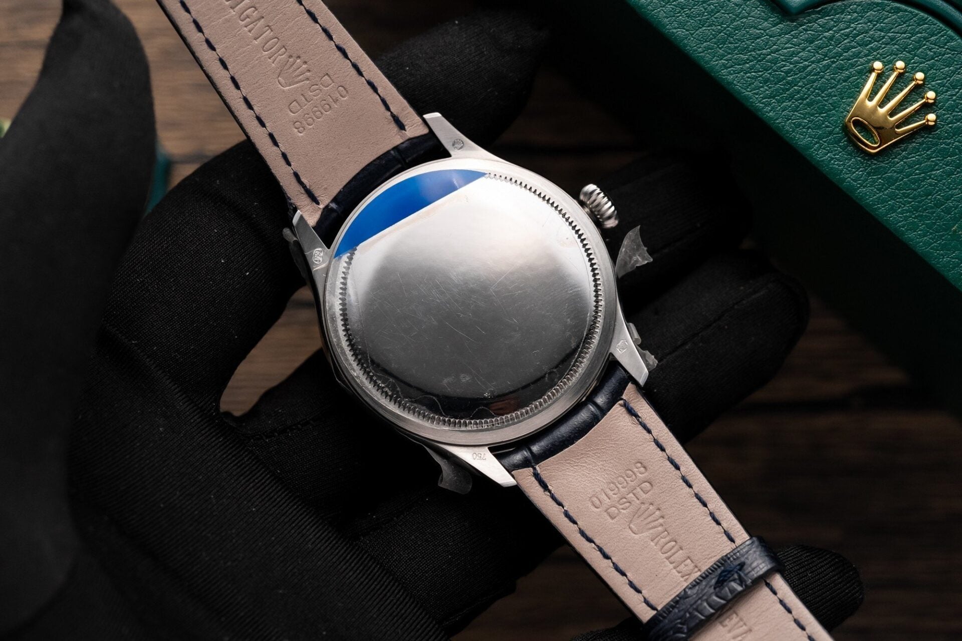 Rolex Cellini Date – Cadran Bleu Bracelet Cuir