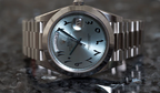 ROLEX DAY-DATE ICE BLUE ARABIC DIAL