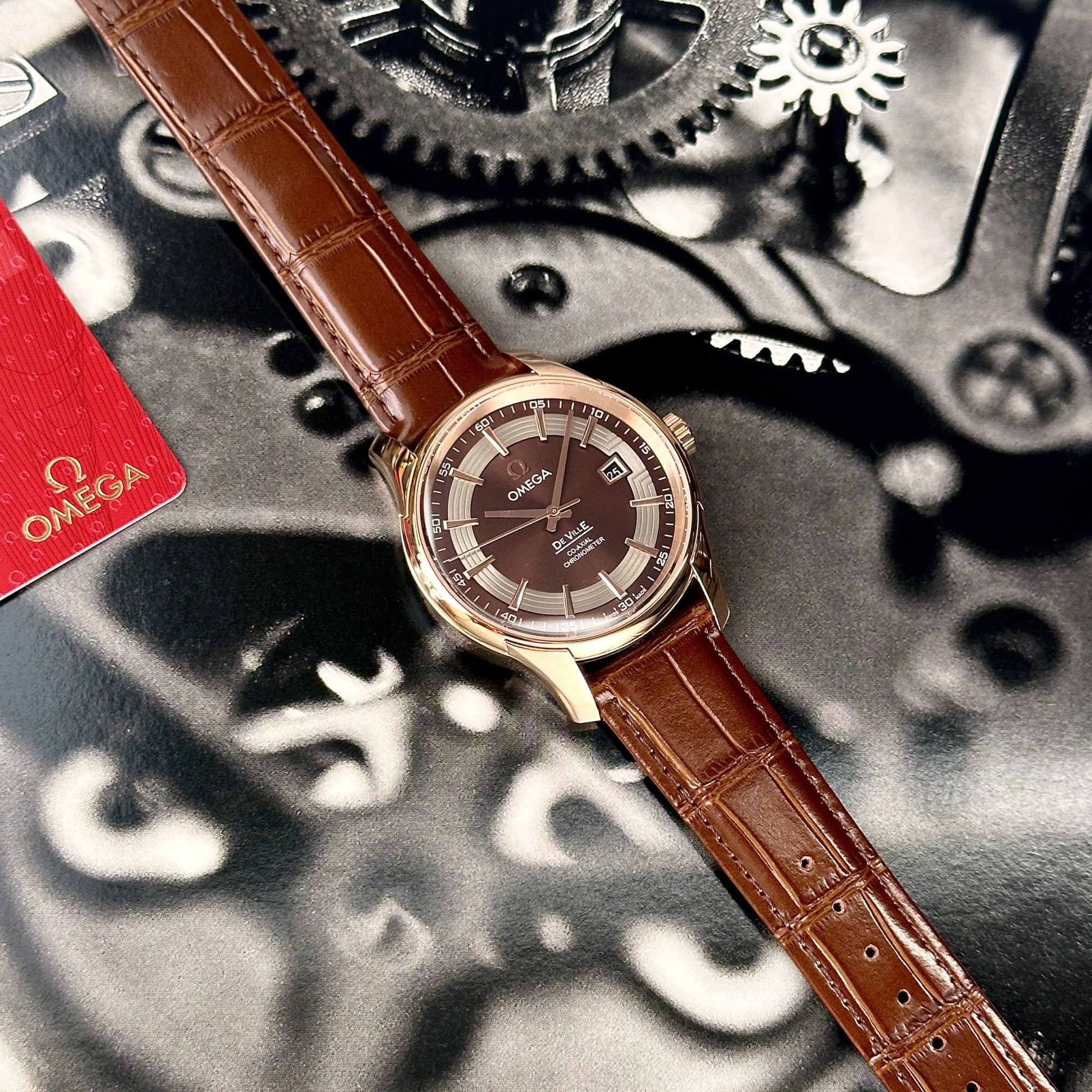 Omega De Ville Hour Vision Co-Axial Chocolate Dial