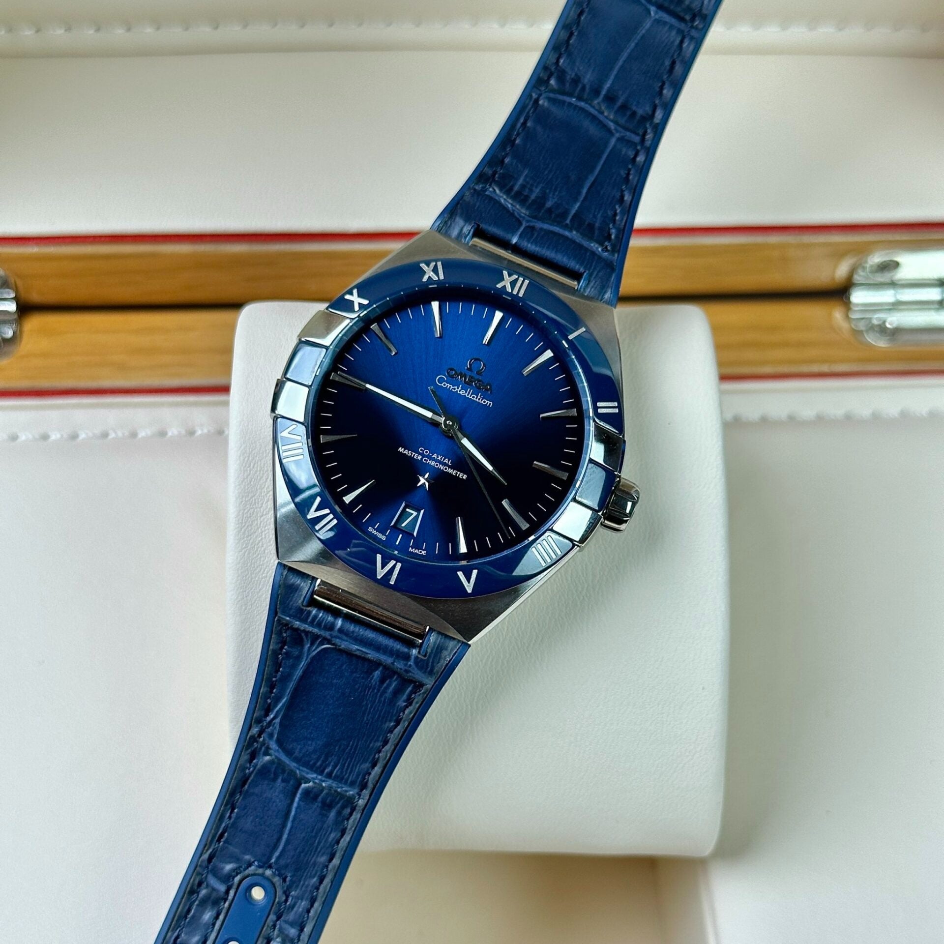 Omga Constellation Blue Dial