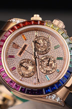 Rolex Daytona Rainbow Rubber Strap