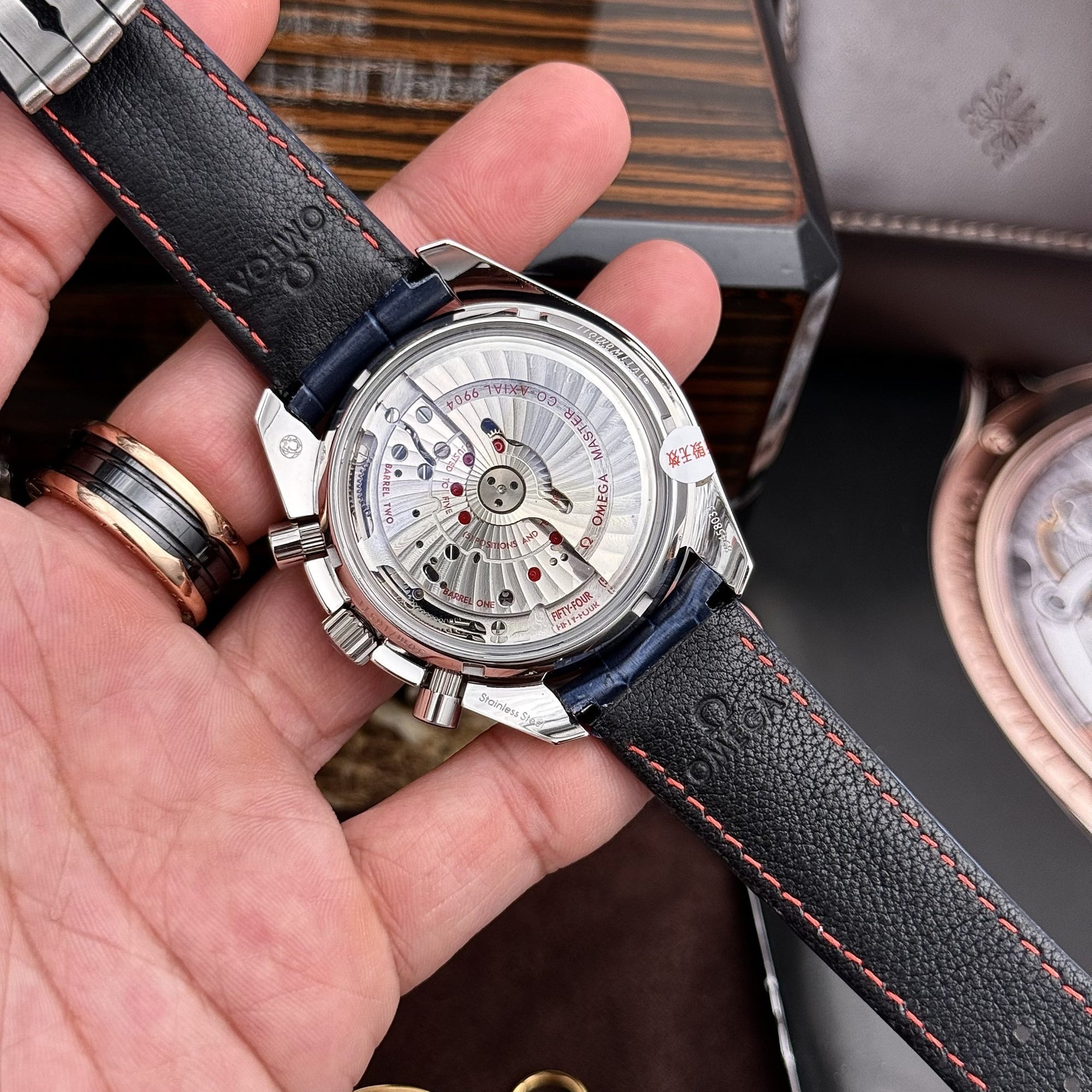 Omega Speedmaster Co-Axial Moonphase Blue