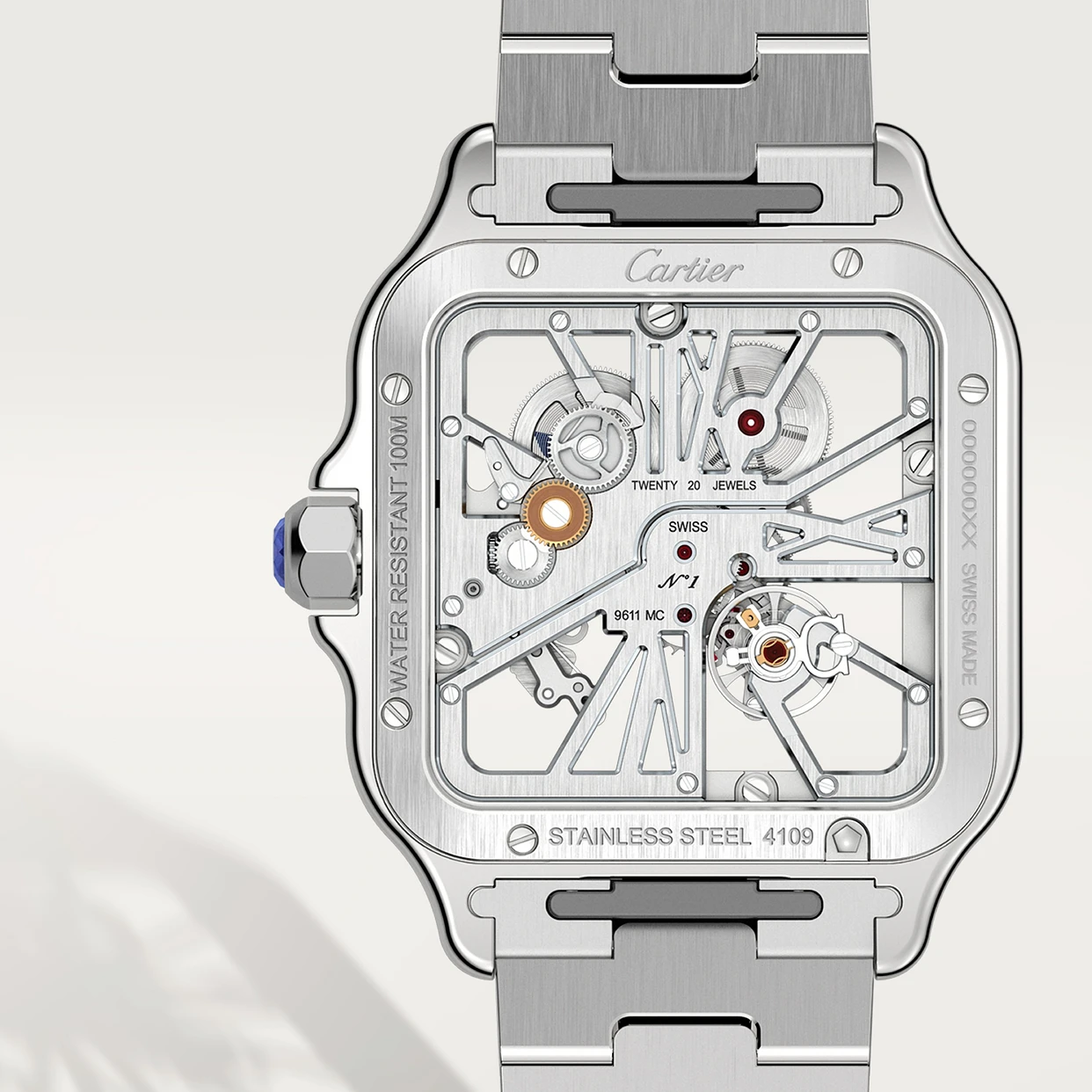 Santos de Cartier squelette