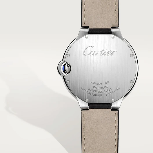 Cartier Ballon Bleu Cadran Argenté Guilloché 