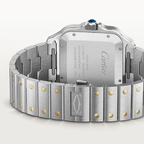 Montre Santos de Cartier Acier &amp; Or Jaune 